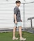 【ムラサキスポーツ別注】QUIKSILVER/QLY261625M 水着 ラッシュガード 半袖 Tシャツ メンズ UVカット 速乾 接触冷感 水陸両用 クイックシルバー メンズ ムラサキスポーツ限定