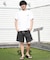 【ムラサキスポーツ別注】QUIKSILVER/QLY261626M 水着 ラッシュガード 半袖 Tシャツ メンズ UVカット 軽量 速乾 水陸両用 クイックシルバー メンズ ムラサキスポーツ限定