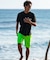 QUIKSILVER/水着 QLY262004 ICON OF SURF 26 SS 半袖Tシャツ 超速乾 UPF50+ 4WAYストレッチ クイックシルバー メンズ ムラサキスポーツ