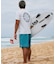 QUIKSILVER/QLY262015 TOO FINE FB SS 半袖Tシャツ 速乾 UPF50+ ストレッチ クイックシルバー メンズ ムラサキスポーツ