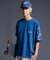 QUIKSILVER/QST262015 MERCURY PAISLEY SLEEVE ST 半袖Tシャツ ペイズリー柄 ルーズフィット クイックシルバー メンズ ムラサキスポーツ