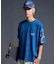 QUIKSILVER/QST262015 MERCURY PAISLEY SLEEVE ST 半袖Tシャツ ペイズリー柄 ルーズフィット クイックシルバー メンズ ムラサキスポーツ