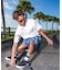 QUIKSILVER/QST262015 MERCURY PAISLEY SLEEVE ST 半袖Tシャツ ペイズリー柄 ルーズフィット クイックシルバー メンズ ムラサキスポーツ
