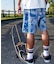 QUIKSILVER/QWS262004 MERCURY PAISLEY BAGGY SWEAT SHORTS ショートパンツ ペイズリー柄 フリース生地 クイックシルバー メンズ ムラサキスポーツ