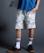 QUIKSILVER/QWS262004 MERCURY PAISLEY BAGGY SWEAT SHORTS ショートパンツ ペイズリー柄 フリース生地 クイックシルバー メンズ ムラサキスポーツ