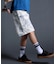 QUIKSILVER/QWS262004 MERCURY PAISLEY BAGGY SWEAT SHORTS ショートパンツ ペイズリー柄 フリース生地 クイックシルバー メンズ ムラサキスポーツ
