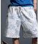 QUIKSILVER/QWS262004 MERCURY PAISLEY BAGGY SWEAT SHORTS ショートパンツ ペイズリー柄 フリース生地 クイックシルバー メンズ ムラサキスポーツ