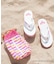 ROXY/RSD262201 【ROXY x HAWAIIAN AIRLINES】FLIP FLOP ポーチ付きビーチサンダル レディース ムラサキスポーツ