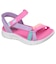 SKECHERS/キッズ 17.0～23.0cm GO WALK FLEX SANDAL-LOTS 303028L-MLT「スリップイン」仕様 サンダル スケッチャーズ ムラサキスポーツ