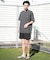 NEWERA/14774251 ユーティリティー ピステ ポケット付き 耐塩素 撥水・ストレッチ性 ゆとりシルエット UVカット  ラッシュガード Tシャツ ニューエラ メンズ ムラサキスポーツ