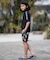 QUIKSILVER/KBS262002 水着 トランクス 水陸両用 4WAYストレッチ 速乾 ボタニカル柄 クイックシルバー キッズ 男の子 女の子 ムラサキスポーツ