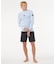 RIPCURL/水着 16FMRV UPF50＋ 長袖 Tシャツ WAVES UPF PERF L/S ラッシュガード リップカール メンズ ムラサキスポーツ