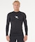 RIPCURL/水着 16FMRV UPF50＋ 長袖 Tシャツ WAVES UPF PERF L/S ラッシュガード リップカール メンズ ムラサキスポーツ