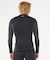 RIPCURL/水着 16FMRV UPF50＋ 長袖 Tシャツ WAVES UPF PERF L/S ラッシュガード リップカール メンズ ムラサキスポーツ
