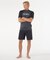 RIPCURL/水着 16HMRV UPF50＋ 対塩素加工 半袖 UVケアラッシュガード SHOCK UPF S/S リップカール メンズ ムラサキスポーツ