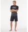 RIPCURL/水着 16HMRV UPF50＋ 対塩素加工 半袖 UVケアラッシュガード SHOCK UPF S/S リップカール メンズ ムラサキスポーツ