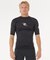 RIPCURL/水着 16MMRV UPF50+ 対塩素加工 半袖 ラッシュガード Tシャツ WAVES UPF PERF S/S リップカール メンズ ムラサキスポーツ