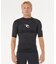 RIPCURL/水着 16MMRV UPF50+ 対塩素加工 半袖 ラッシュガード Tシャツ WAVES UPF PERF S/S リップカール メンズ ムラサキスポーツ