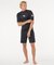 RIPCURL/水着 16MMRV UPF50+ 対塩素加工 半袖 ラッシュガード Tシャツ WAVES UPF PERF S/S リップカール メンズ ムラサキスポーツ