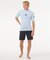 RIPCURL/水着 16MMRV UPF50+ 対塩素加工 半袖 ラッシュガード Tシャツ WAVES UPF PERF S/S リップカール メンズ ムラサキスポーツ