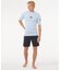 RIPCURL/水着 16MMRV UPF50+ 対塩素加工 半袖 ラッシュガード Tシャツ WAVES UPF PERF S/S リップカール メンズ ムラサキスポーツ