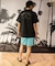 BILLA BONG/水着 BG011876 半袖 ラッシュガード Tシャツ 水陸両用 速乾 バックプリント ビラボン メンズ ムラサキスポーツ
