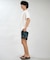 RVCA/水着 BG041856 ラッシュガード 半袖 Tシャツ メンズ UVカット 吸水速乾 ストレッチ 耐塩素 水陸両用 ルーカ メンズ ムラサキスポーツ