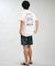 RVCA/水着 BG041856 ラッシュガード 半袖 Tシャツ メンズ UVカット 吸水速乾 ストレッチ 耐塩素 水陸両用 ルーカ メンズ ムラサキスポーツ