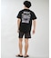 RVCA/水着 BG041856 ラッシュガード 半袖 Tシャツ メンズ UVカット 吸水速乾 ストレッチ 耐塩素 水陸両用 ルーカ メンズ ムラサキスポーツ