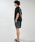 RVCA/水着 BG041857 ラッシュガード 半袖 Tシャツ メンズ UVカット 吸水速乾 ストレッチ 耐塩素 水陸両用 ルーカ メンズ ムラサキスポーツ
