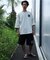RVCA/水着 BG04AP07 半袖ラッシュTシャツ ルーカ メンズ ムラサキスポーツ