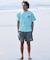 【限定】lost/水着 LM6S-4303 ラッシュガード 半袖 Tシャツ UVカット 速乾 ストレッチ 水陸両用 ロスト メンズ ムラサキスポーツ限定