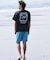 【限定】lost/水着 LM6S-4304 ラッシュガード 半袖 Tシャツ UVカット 速乾 ストレッチ 水陸両用 ロスト メンズ ムラサキスポーツ限定