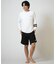 Hurley/水着 MALS26106P ラッシュガード 長袖 Tシャツ ロンT UVカット ストレッチ 疎水性 抗菌防臭 水陸両用 ハーレー メンズ ムラサキスポーツ
