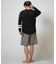 Hurley/水着 MALS26106P ラッシュガード 長袖 Tシャツ ロンT UVカット ストレッチ 疎水性 抗菌防臭 水陸両用 ハーレー メンズ ムラサキスポーツ