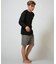 Hurley/水着 MALS26106P ラッシュガード 長袖 Tシャツ ロンT UVカット ストレッチ 疎水性 抗菌防臭 水陸両用 ハーレー メンズ ムラサキスポーツ