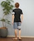 Hurley/水着 MSRG251004 ラッシュガード 半袖 Tシャツ UVカット 吸水速乾 軽量 ストレッチ 水陸両用 ハーレー メンズ ムラサキスポーツ