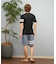 Hurley/水着 MSRG251004 ラッシュガード 半袖 Tシャツ UVカット 吸水速乾 軽量 ストレッチ 水陸両用 ハーレー メンズ ムラサキスポーツ