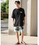 Hurley/水着 MUSS251035 ラッシュガード 半袖 Tシャツ UVカット 吸水速乾 水陸両用 ハーレー メンズ ムラサキスポーツ