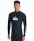 QUIKSILVER/水着 QLY261002 ラッシュガード 長袖 Tシャツ ロンT UVカット 速乾 ストレッチ クイックシルバー メンズ ムラサキスポーツ