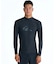 QUIKSILVER/水着 QLY261002 ラッシュガード 長袖 Tシャツ ロンT UVカット 速乾 ストレッチ クイックシルバー メンズ ムラサキスポーツ