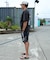 【ムラサキスポーツ別注】QUIKSILVER/水着 QLY262610M ラッシュガード 半袖 Tシャツ 水陸両用 クイックシルバー メンズ ムラサキスポーツ限定