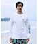 RIPCURL/水着 RCM6S-4301 UPF50＋ 水陸両用 長袖 Tシャツ UVケアラッシュガード リップカール メンズ ムラサキスポーツ