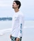 RIPCURL/水着 RCM6S-4301 UPF50＋ 水陸両用 長袖 Tシャツ UVケアラッシュガード リップカール メンズ ムラサキスポーツ
