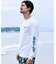 RIPCURL/水着 RCM6S-4301 UPF50＋ 水陸両用 長袖 Tシャツ UVケアラッシュガード リップカール メンズ ムラサキスポーツ