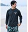 RIPCURL/水着 RCM6S-4301 UPF50＋ 水陸両用 長袖 Tシャツ UVケアラッシュガード リップカール メンズ ムラサキスポーツ
