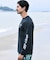 RIPCURL/水着 RCM6S-4301 UPF50＋ 水陸両用 長袖 Tシャツ UVケアラッシュガード リップカール メンズ ムラサキスポーツ