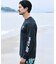 RIPCURL/水着 RCM6S-4301 UPF50＋ 水陸両用 長袖 Tシャツ UVケアラッシュガード リップカール メンズ ムラサキスポーツ