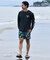 RIPCURL/水着 RCM6S-4301 UPF50＋ 水陸両用 長袖 Tシャツ UVケアラッシュガード リップカール メンズ ムラサキスポーツ