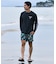 RIPCURL/水着 RCM6S-4301 UPF50＋ 水陸両用 長袖 Tシャツ UVケアラッシュガード リップカール メンズ ムラサキスポーツ